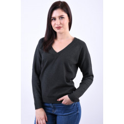 Pulover Dama Vero Moda Brilliant V-Neck Peat